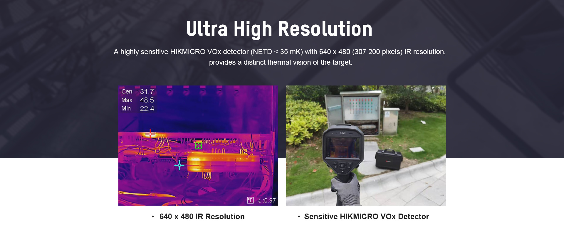 HIKMICRO G Series - Ultra High Resolution