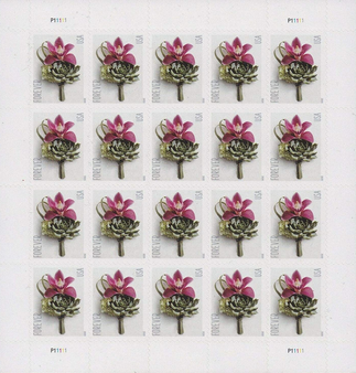 Contemporary Boutonniere Forever First Class Postage Stamps