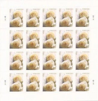 Wedding Roses Forever First Class Postage Stamps
