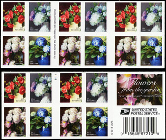 USPS Flowers From the Garden Forever Postage Stamps