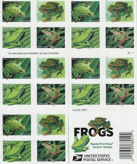 USPS Frogs Forever First Class Postage Stamps