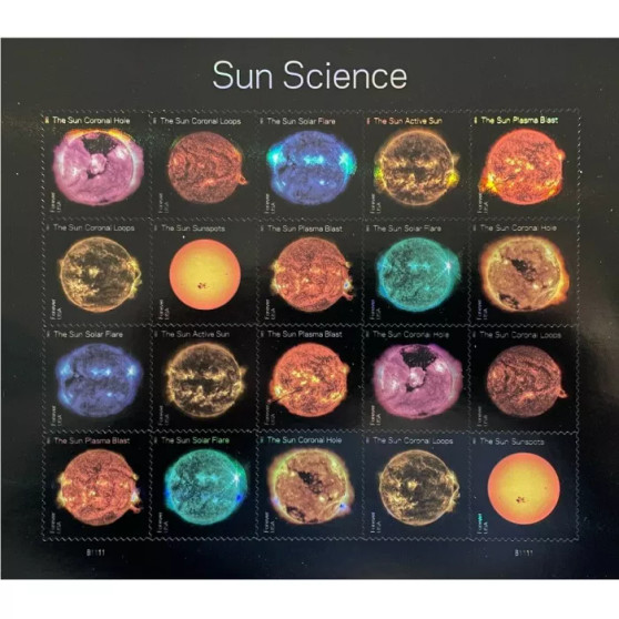 Sun Science Forever First Class Postage Stamps