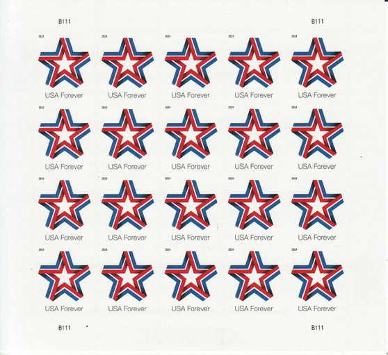 Star Ribbon  Forever First Class Postage Stamps