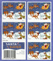 Santa and Sleigh USPS Forever First Class Postage Stamps
