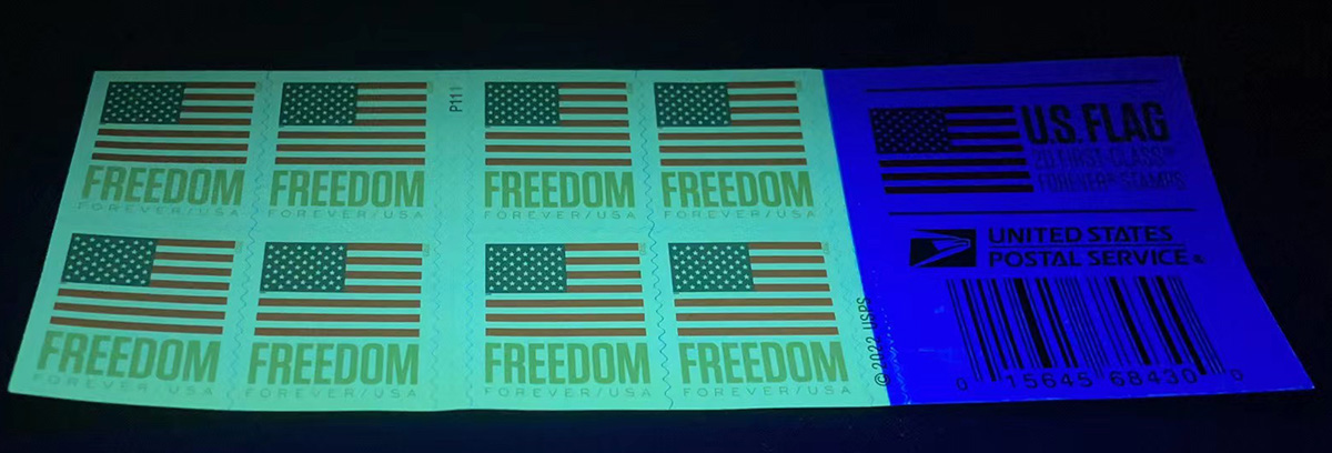 Freedom Flag 2023 USPS Forever Postage Stamp 1 Book of 20 US First Class  Postal Patriotic Country America Stripes Stars Old Glory USA Celebration  Wedding (20 Stamps) 