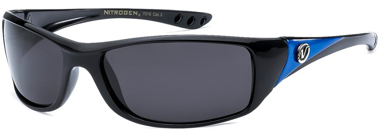 Men's Nitrogen Polarized Sunglasses NT703106PZ Davis A1 black fishing blue 