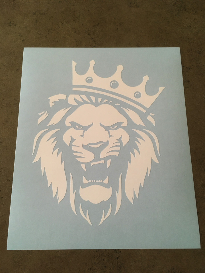 King Lion Decal
