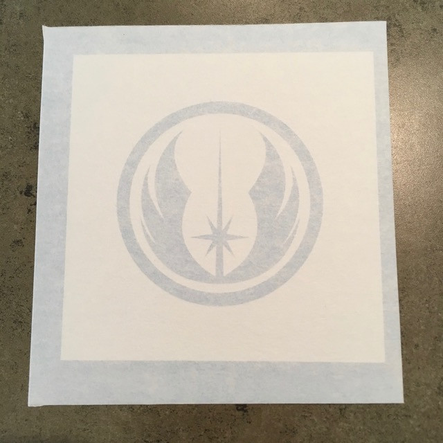 Star Wars Jedi Order Symbol Circle, Paint Stencil