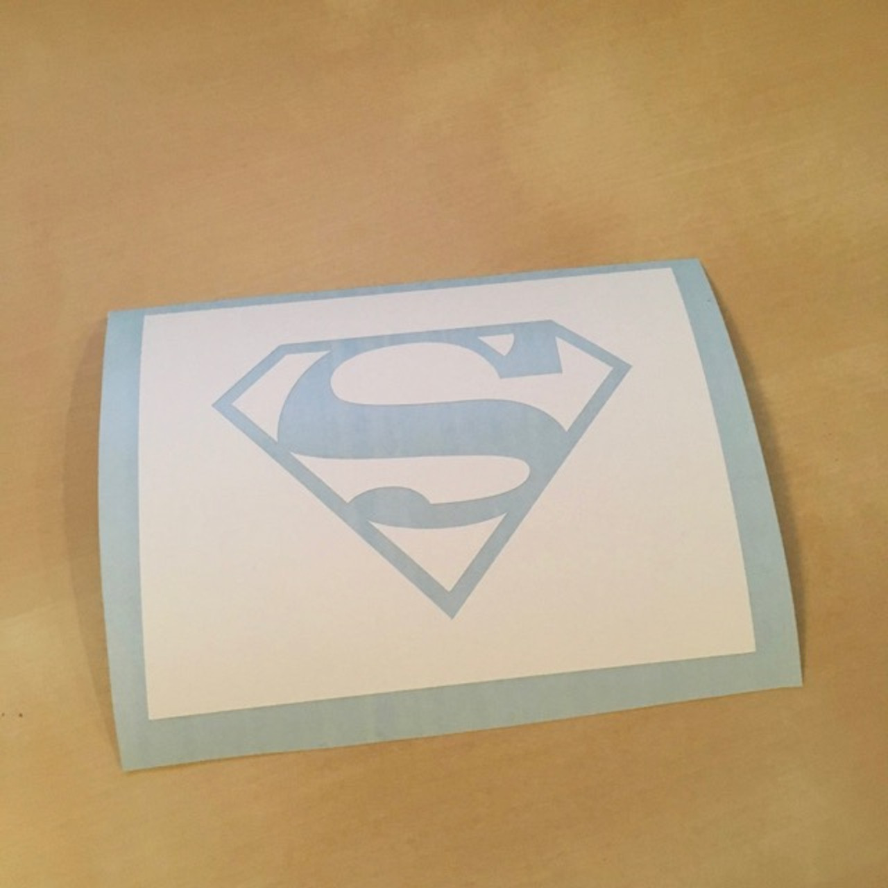 superman symbol stencil