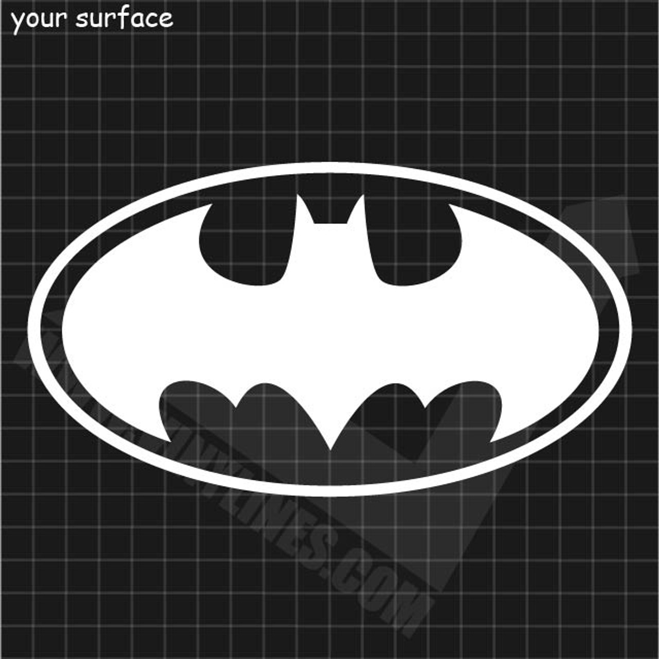 Batman 1989 Movie Symbol Decal