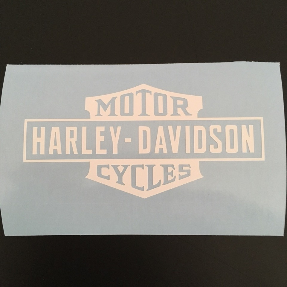 Old-Timey Harley Davidson Inverted Logo