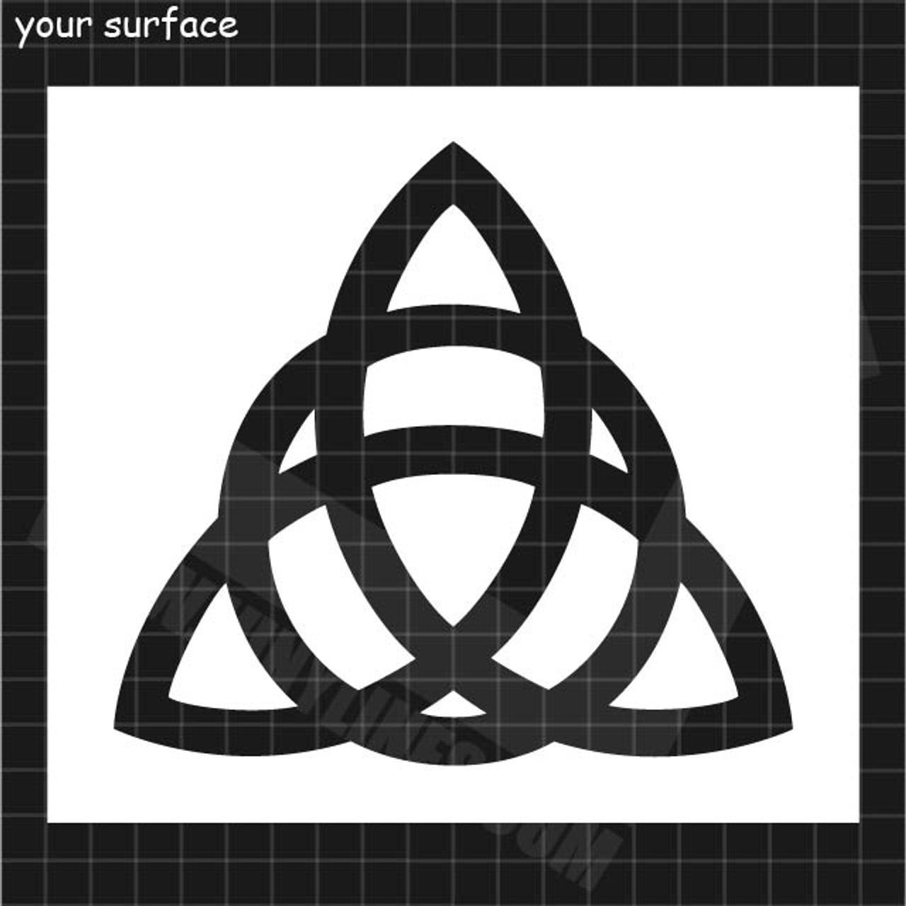 celtic knot band stencils