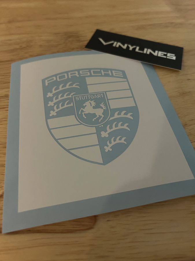 ポルシェステンシル額 Porsche Symbol Stencil