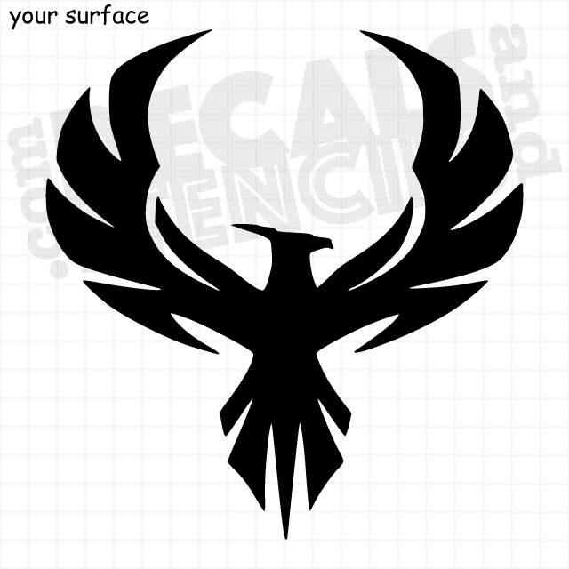 Phoenix Bird Symbol Vinyl Decal
