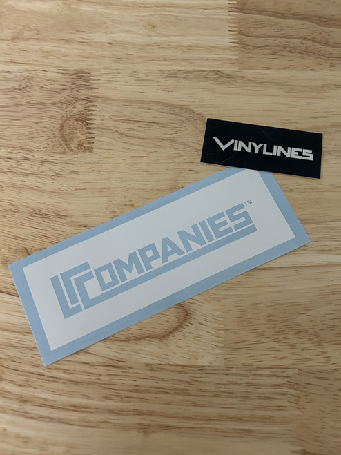 Shown without transfer tape