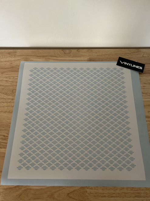 Shown without transfer tape