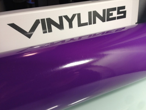 Glossy Purple Vinyl Material