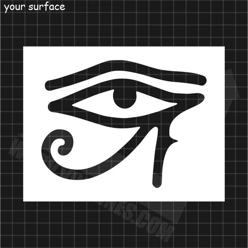 Eye of Ra Stencil