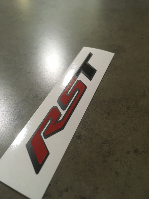 Chevy Rst Emblems Chevy Silverado RST Emblem Decal - 3 Color