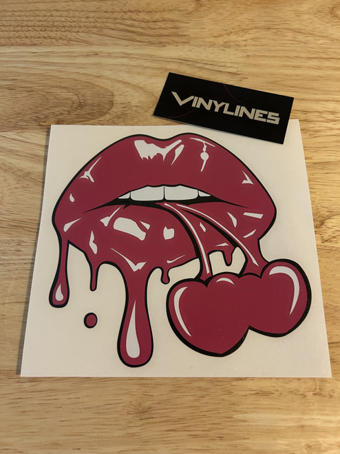 Shown with clear transfer tape