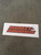 Glossy Orange on Black Decal with Clear Transfer Tape