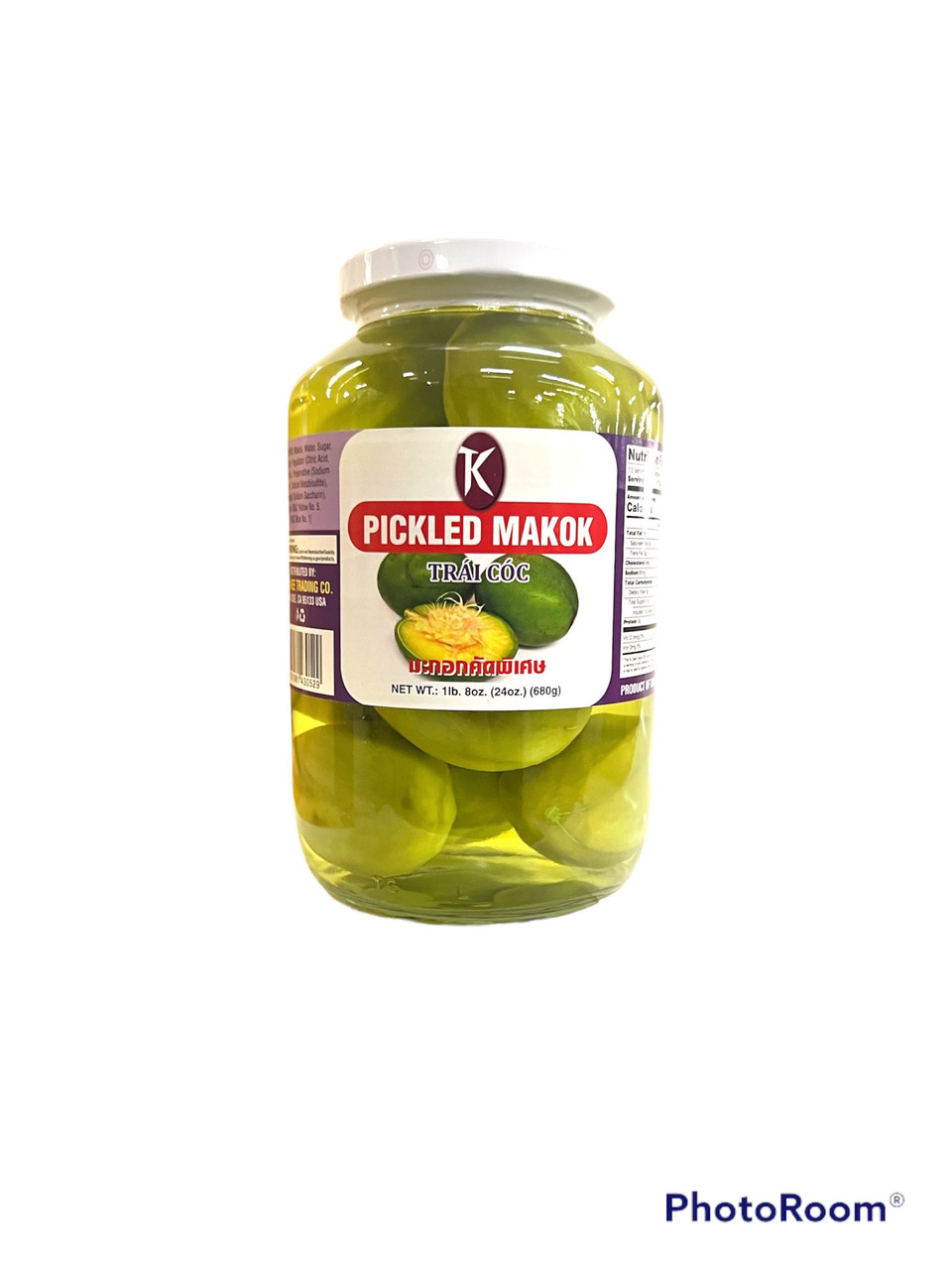 (5kg)ケドンドン/タヒチモンビン/タマゴノキ/Cóc Tươi K PICKLED MAKOK (TRAI COC) (680g) 12*24oz - Thai Kee Corporation 泰記