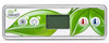 LifeSmart Spa Control Panel 4 Button 6-3/8" x 2-1/4" With One Jet / Pump Button LCD Display Green Leaf