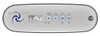 Nordic Hot Tub Spa Topside Control Panel Replacement 4 Buttons Warm, Cool, Light, Jets 