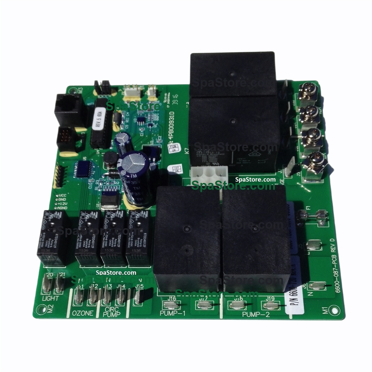 Jacuzzi® J245 Circuit Board 6600726, 6600288 , 6000167 , 624803 , 6600088 , 6600088R Is