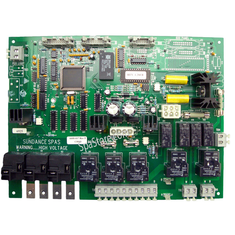 ✓ 6600-017 Sundance Spas Circuit Board 1995-1996 with Permaclear