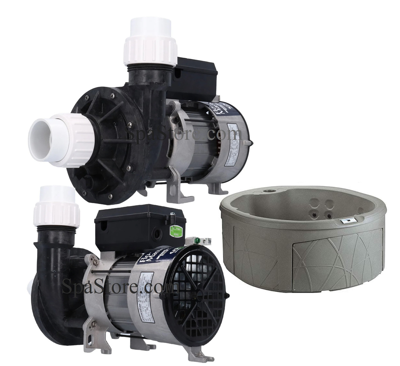✓ Spa Pump For LifeSmart LS200 4-Person 13-Jet 110v Plug and Play Hot Tub  1.0 HP, 1SPD, 115V, 60HZ, 77406, 303001, 5KCP112EXP0012 S# E14XP21  P/N93512001