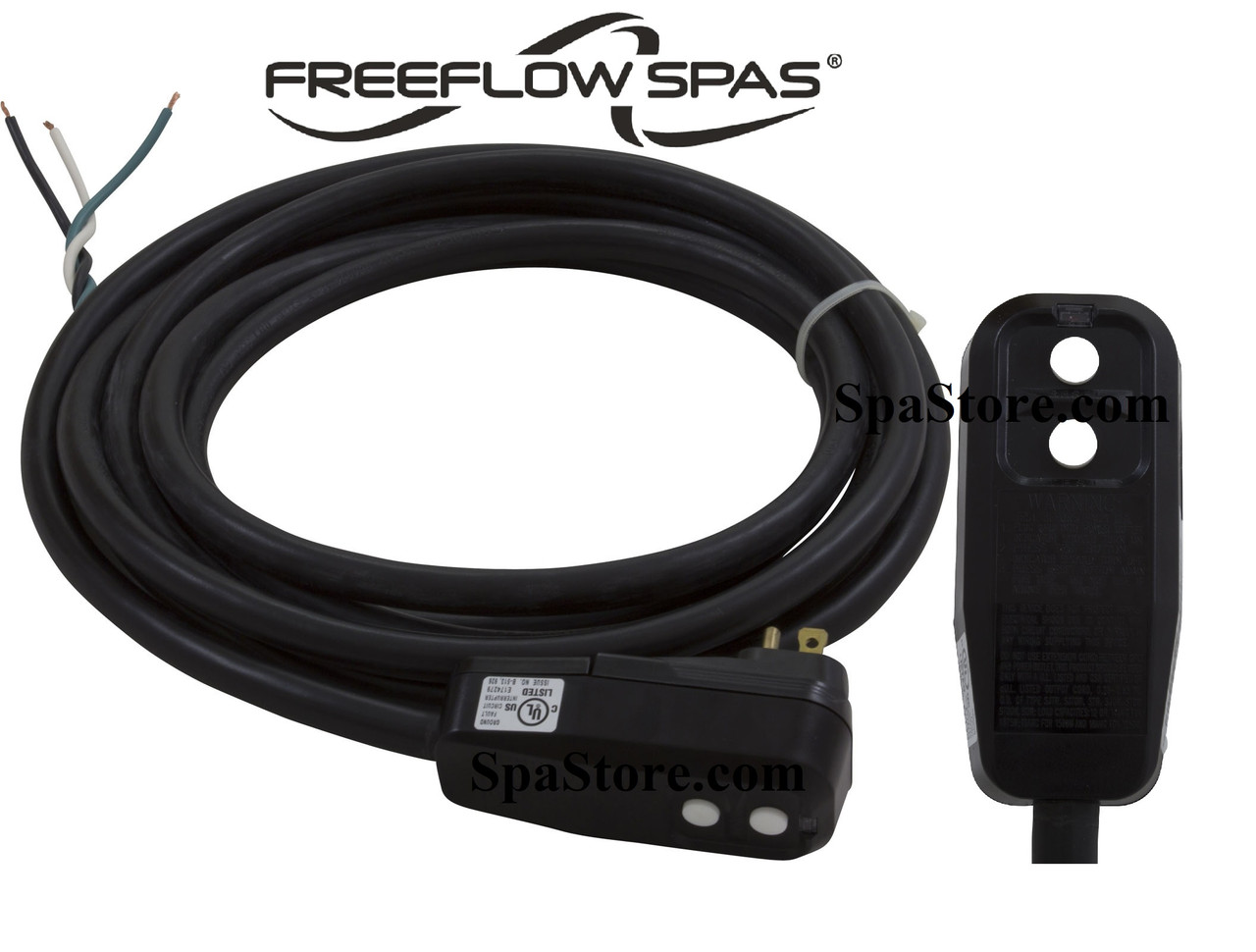 UNCF コート ✓ FreeFlow® Spas Power Cord GFCI Two Buttons, 110V-120V, 15 Amp