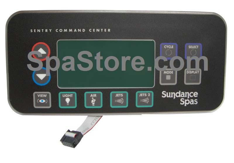 Sundance® Spas Topside Control Panel: 3/93-1999 Pump System W/o Remote ...