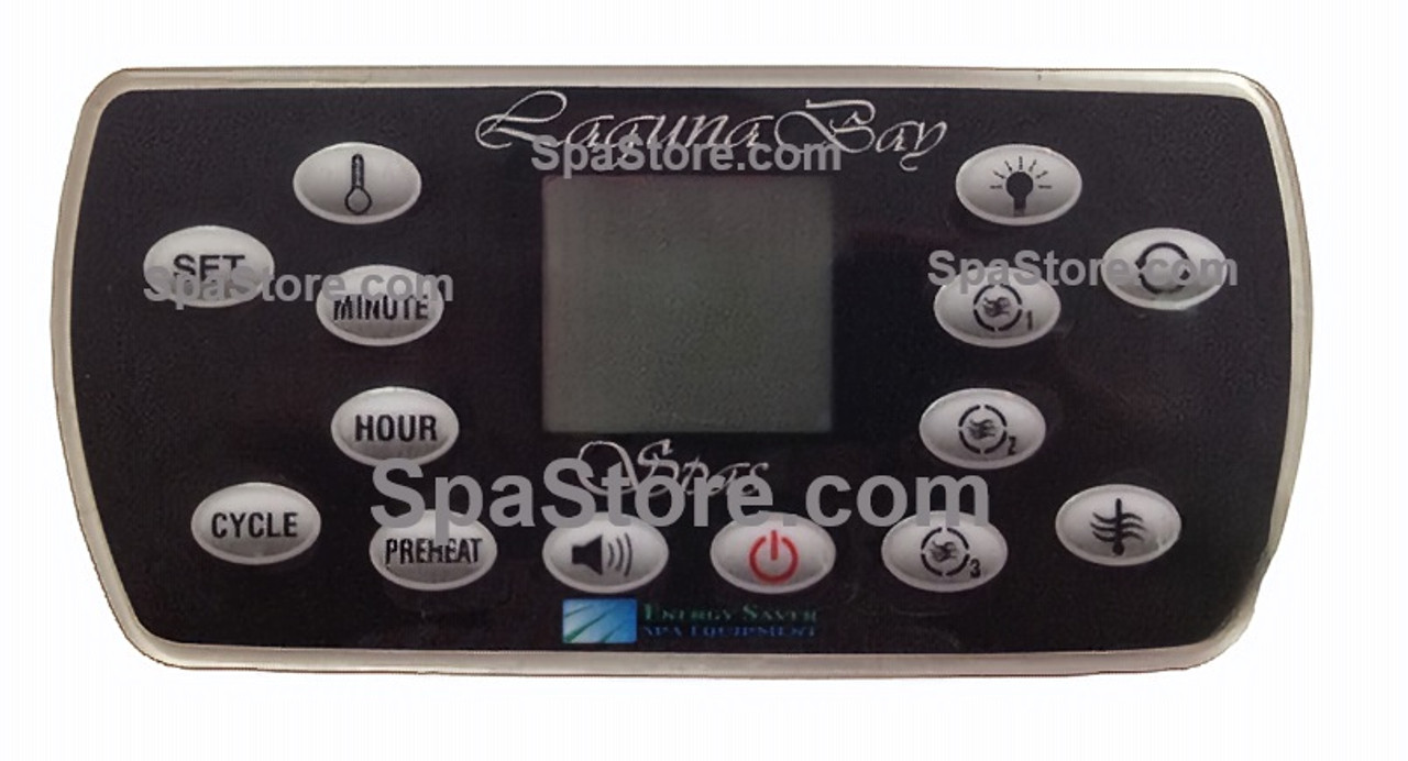 ✓Current Version Lagunas Bay Spas Topside Control Panel
