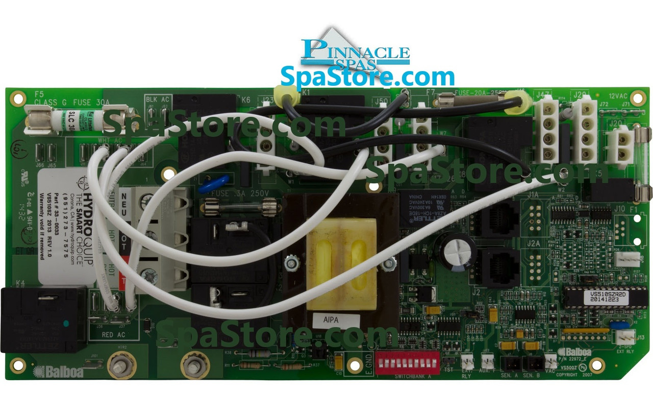 Latest Version Pinnacle Spas Circuit Board 55098-02 HS200VS