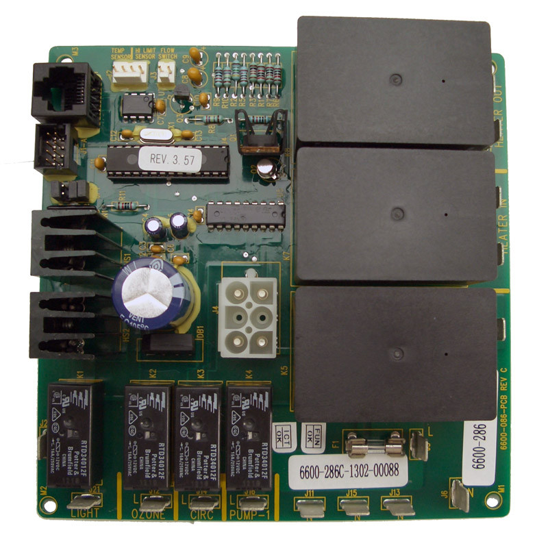 ✓ 6600-724, Sundance® Spas, Jacuzzi® Hot Tubs Circuit Board, with