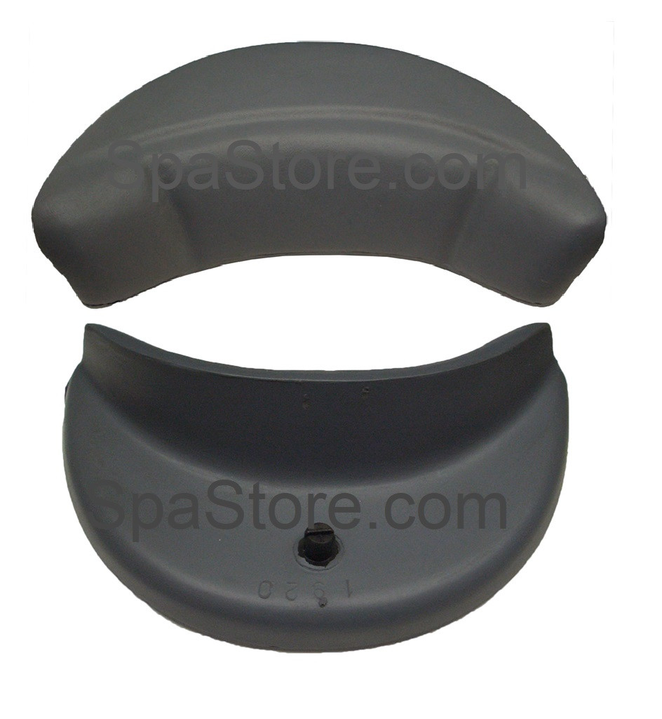 1920 Stamped Artesian Spas, Island Spas, South Seas Dark Gray Neck