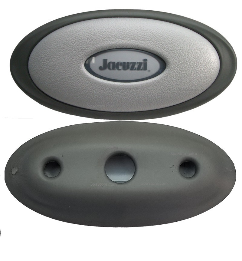2002 OEM Jacuzzi® J370 Pillow Center Lit Headrest Oval Insert and Base