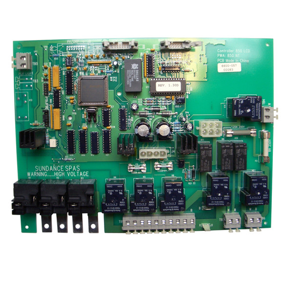 Current Version 2001 Sundance® Spas Maxxus Replaced Obsolete 6600-057 Circuit Board With Circulation Pump & Three Main Pumps