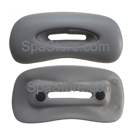 Gray 11-1/2" x 5-1/2" Pillow Artesian® Spas Platinum & Gold Class Center Logo Lounge Pillow Headrest Logo