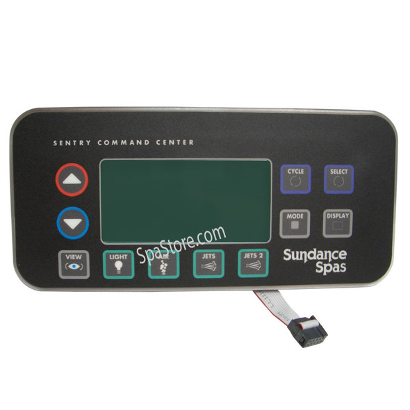 SUNDANCE® Spas, Topside Control Panel, 800, 850 Series,1 or 2-Pump, 1993-1999, 6600-892, 6600-893