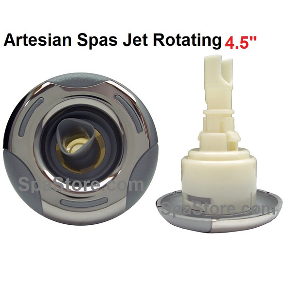 4.5" Artesian Spas, Island Spas, Jet, Helix, ROTATING, Stainless Steel, 2007-2012