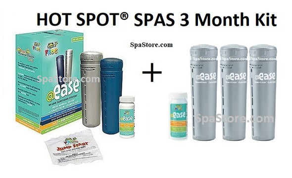 Hot Spring® Spas Hot Spot® Series 3 Month Kit FROG @Ease SmartChlor and Mineral In Line Cartridges