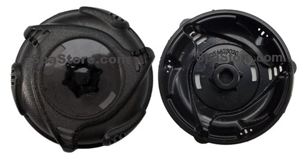 Dynasty Spas Waterfall Control Knob / Cap 3-1/4″ With 8 Sided Receptacle New Version Replaced Obsolete Original