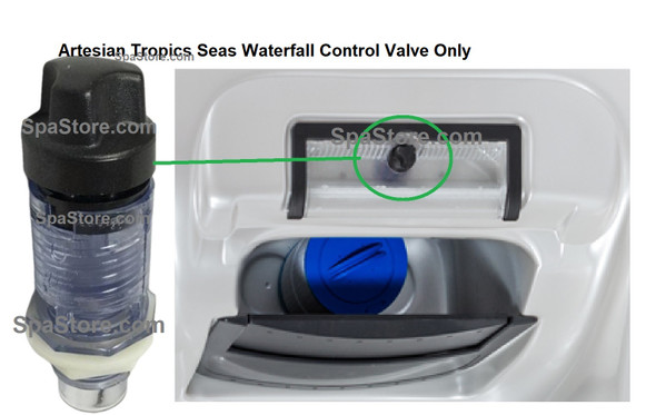 Artesian® Spas, Tropic Seas Spas Waterfall Control Valve