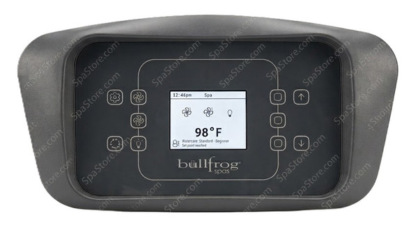 Current Version Bullfrog Spas® Topside Control Panel 2 Pump R Series 2019+