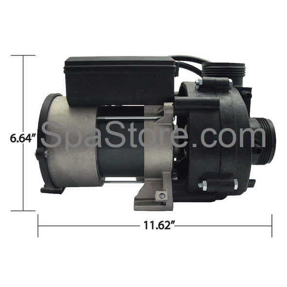 Latest Version Hot Tub Spa Circulation Pump 1 Speed 230V Replaced Obsolete 1/4HP, 1014032 , 2-3/8" O.D. Fittings