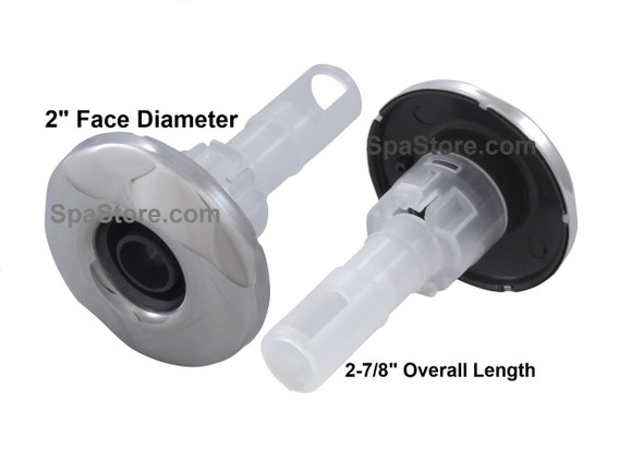 Current Version Costco Spas Jets 2" Face Diameter Replaced Obsolete 2.75"