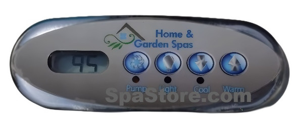 Home and Garden Spas Topside Control Panel 4 Buttons Pump, Light, Cool, Warm Home and Garden Spas Topside Control Panel 4 Buttons Pump, Light, Cool, Warm