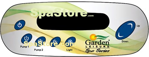 Garden Leisure Spas Topside Control Panel 2 Pump 5 Buttons Mode, Jets 1, Jets 2, Lights, Temp Garden Leisure Spas Topside Control Panel 2 Pump 5 Buttons Mode, Jets 1, Jets 2, Lights, Temp